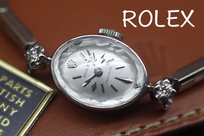 ROLEX　ロレックス　14金 ダイヤモンド　アンティークカクテルウォッチ*3283rolex