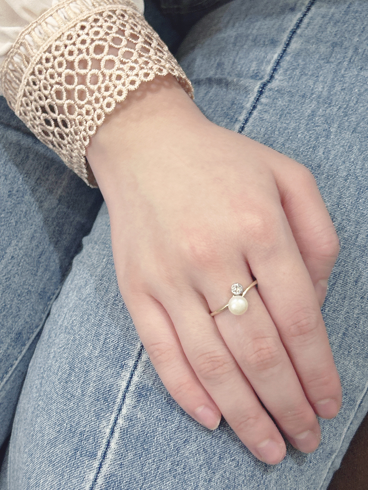 ヴィンテージ ダイヤモンドリング オールドカット オールドマイン