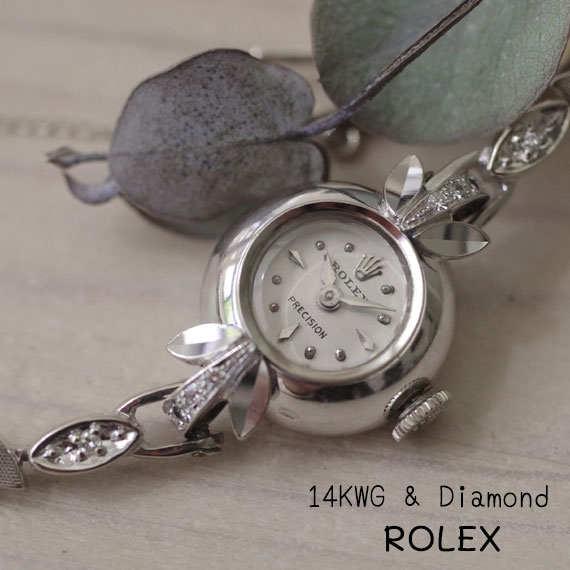 ROLEX　ロレックス　18金ケース＆14金ブレス ダイヤモンド　アンティークカクテルウォッチ*3218rolex  