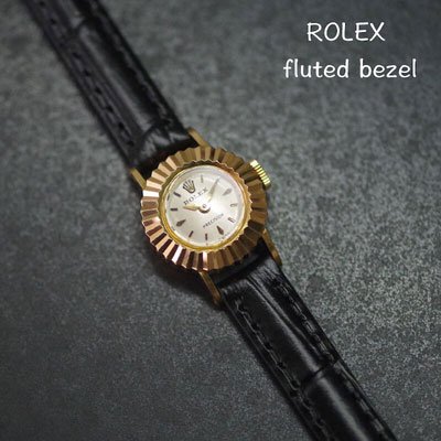 ROLEX　 18金スイス製　フルーテッド 　アンティーク機械式時計　*3333rolex