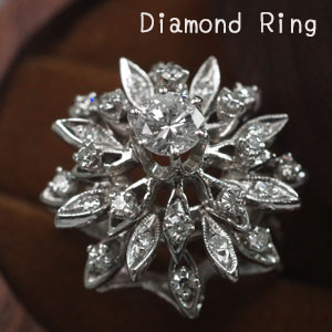 【2026年2月3日 火曜日入荷】豪華!!ダイヤモンドビンテージリング!! 【2026年2月3日 火曜日入荷】豪華!!ダイヤモンドビンテージリング!!